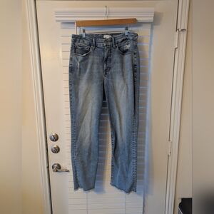 Good American Light Blue Straight Leg Jeans